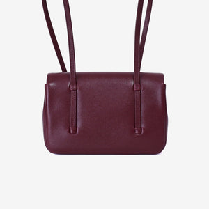 Chanel 26P Matthieu Blazy Preppy Flap Mini in Dark Burgundy Calfskin Leather with Gold Hardware (Contact to Enquire)