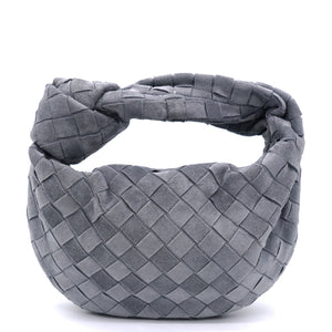 Suede Intrecciato Mini BV Jodie Grey