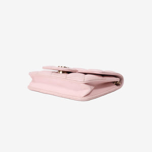 Chanel Wallet on Chain in Pink Caviar Leather with Gold Hardware (Contact to Enquire)