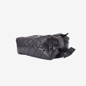 Chanel Coco Cocoon Quilted Backpack in Black Nylon with Palladium Hardware