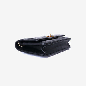 Chanel Wallet on Chain in Black Lambskin Leather with Gold Hardware (Contact to Enquire)