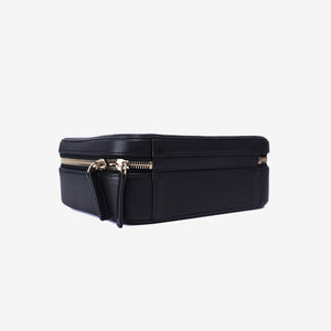 Chanel Filigree Mini Vanity Case in Noir Calfskin Leather with Gold Hardware (Contact to Enquire)