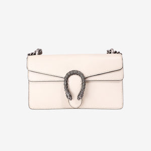 Gucci Dionysus Small Shoulder Bag in White Calfskin Leather with Silver Hardware (Contact to Enquire)