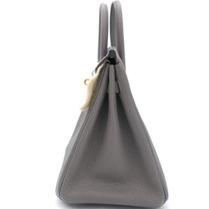 Birkin 25 Togo Gris Etain
