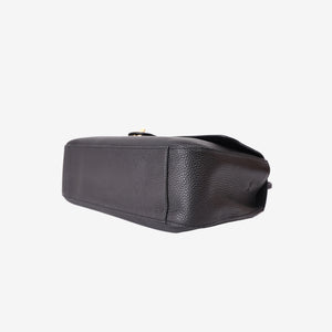 Chanel 26S Matthieu Blazy Maxi Flap Bag in Black Grained Calfskin Leather with Gold Hardware (Contact to Enquire)