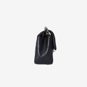 Chanel Classic Flap Mini in Black Lambskin Leather with Gold Hardware