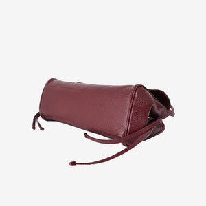 Chanel 26S Matthieu Blazy Shopping Bag in Burgundy Calfskin with Gold Hardware (Contact to Enquire)