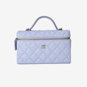 Chanel 26A Matthieu Blazy Vanity Case in Blue Caviar Leather with Gold Hardware (Contact to Enquire)