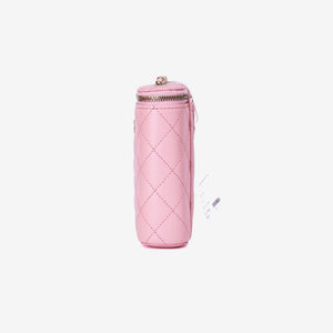 Chanel Vertical Vanity Case in Pink Caviar Leather with Gold Hardware (Contact to Enquire)