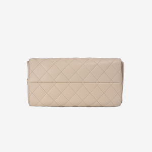 Chanel 25 Small Bag in Beige Calfskin Leather with Gold Hardware (Contact to Enquire)
