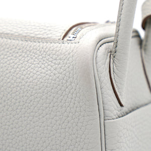 Taurillon Clemence Mini Lindy 20 Gris Pearle