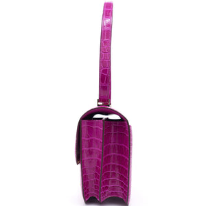 Shiny Alligator Constance 24 Rose Scheherazade
