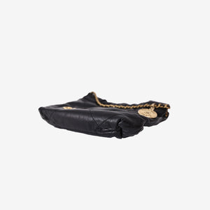 Chanel 22 Mini in Black Shiny Calfskin with Gold Hardware