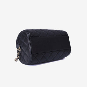 Chanel Classic Barrel Bag Mini in Black Caviar Leather with Gold Hardware (Contact to Enquire)