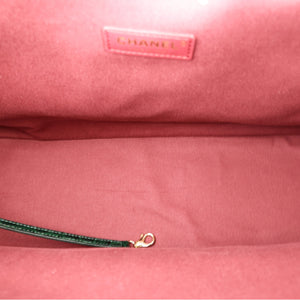 Chanel 26S Matthieu Blazy Crocodile-Embossed Tote Bag in Dark Green Calfskin with Gold Hardware (Contact to Enquire)