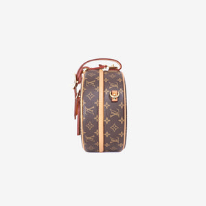 Louis Vuitton Petite Boîte Chapeau in Brown Monogram Canvas with Gold Hardware (Contact to Enquire)