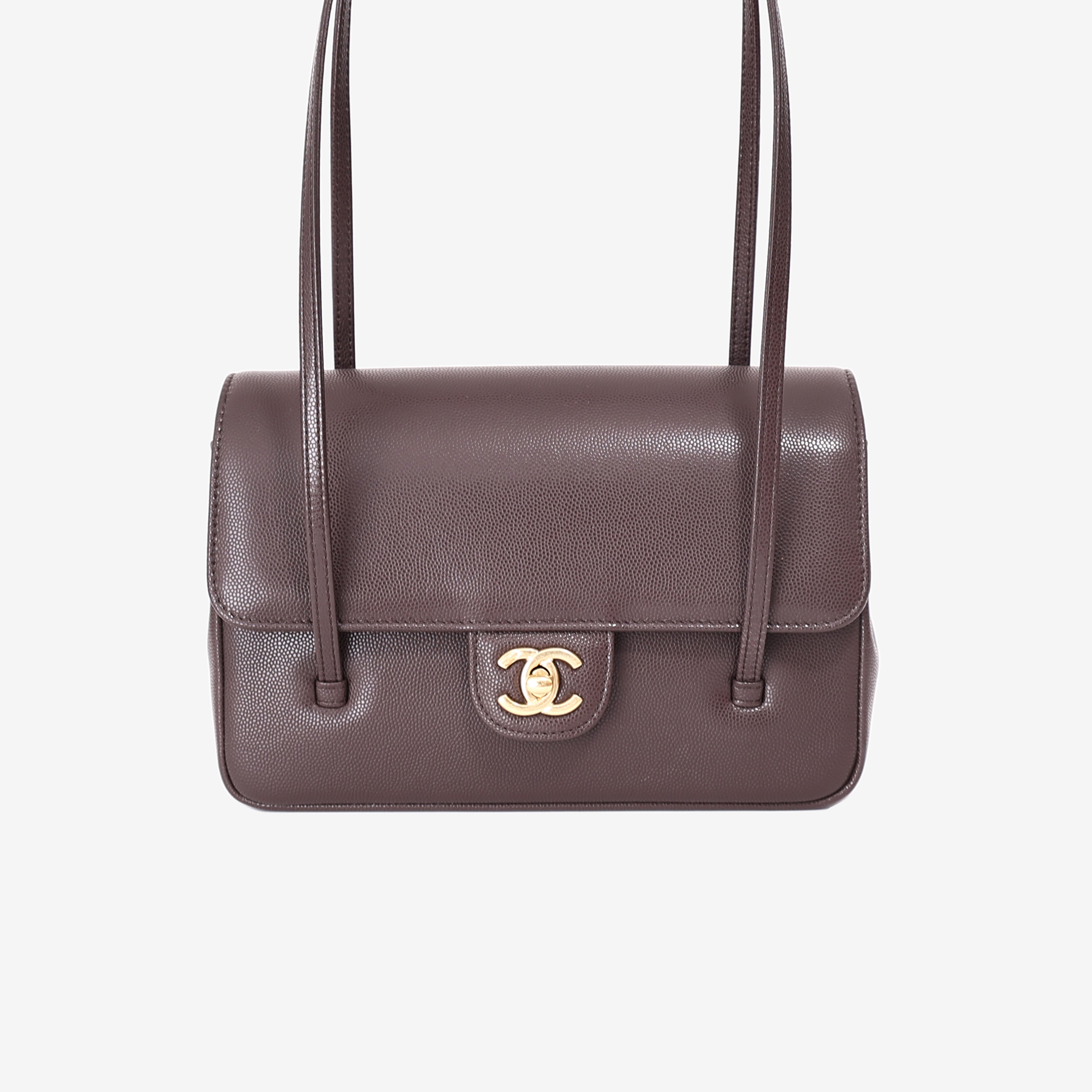 Chanel Preppy Coco Small in Dark Brown Calfskin Leather with Gold Hardware (Contact to Enquire)