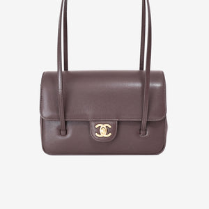 Chanel Preppy Coco Small in Dark Brown Calfskin Leather with Gold Hardware (Contact to Enquire)