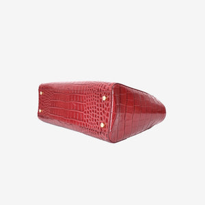 Chanel 26S Matthieu Blazy Shopping Bag Small in Red Crocodile Leather with Gold Hardware (Contact to Enquire)