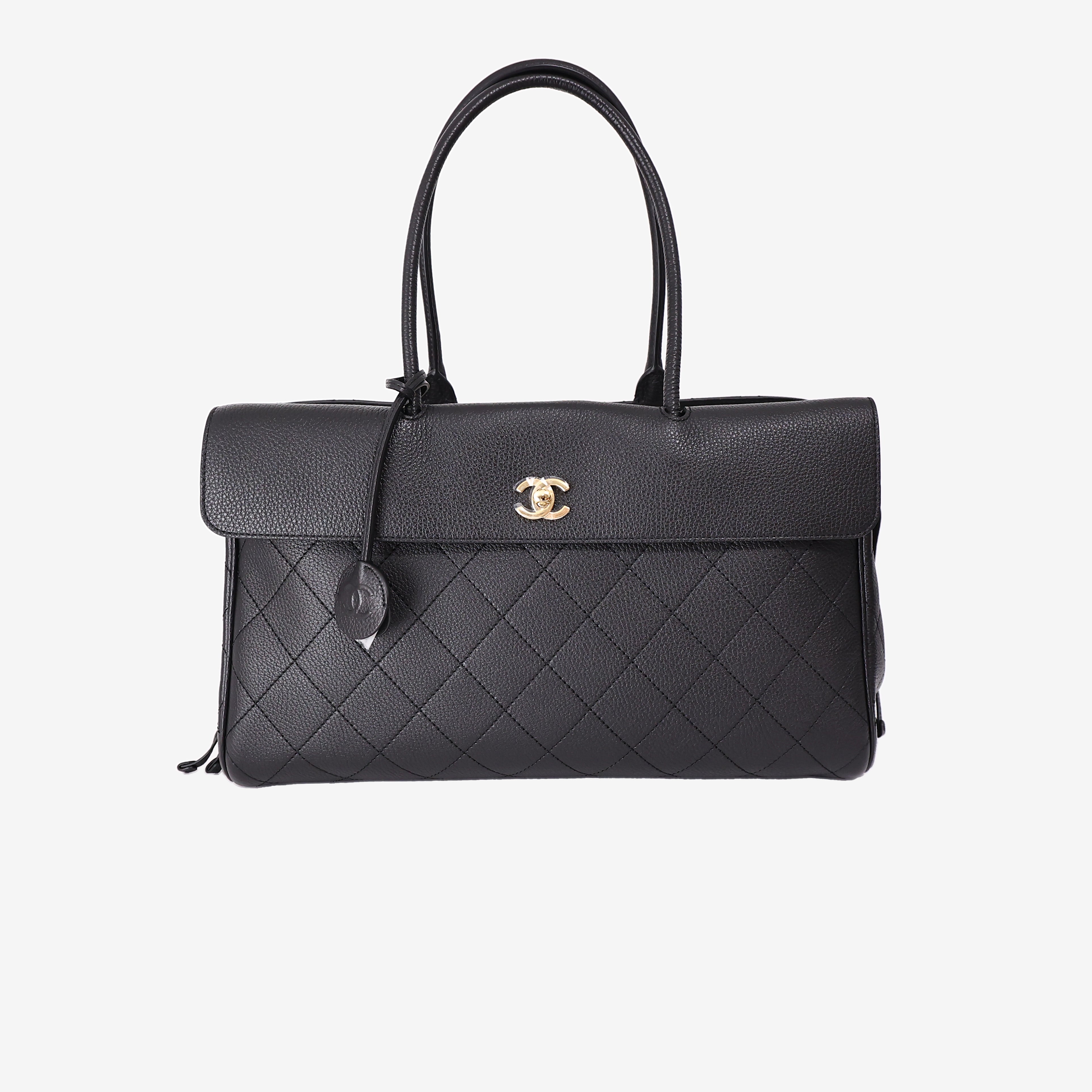 Chanel 26A Matthieu Blazy Shopping Bag in Black Calfskin with Gold Hardware (Contact to Enquire)