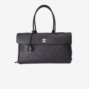 Chanel 26A Matthieu Blazy Shopping Bag in Black Calfskin with Gold Hardware (Contact to Enquire)