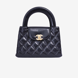 Chanel Kelly Nano Bag in Black Calfskin Leather with Gold Hardware (Contact to Enquire)