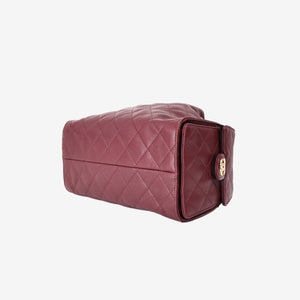 Chanel 25 Small Hobo Bag in Burgundy Lambskin with Gold Hardware (Contact to Enquire)
