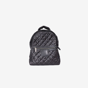 Chanel Coco Cocoon Quilted Backpack in Black Nylon with Palladium Hardware