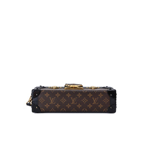Louis Vuitton Petite Malle Bag in Monogram Canvas Leather with Gold Hardware (Contact to Enquire)