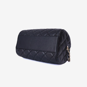 Chanel Classic Barrel Bag Mini in Black Caviar Leather with Gold Hardware (Contact to Enquire)