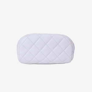 Chanel Urban Spirit Mini Backpack in White Caviar Leather with Silver Hardware