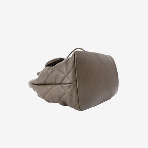 Chanel Duma Drawstring Backpack in Khaki Lambskin Leather (Contact to Enquire)