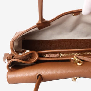 Chanel 26S Matthieu Blazy Shopping Bag in Camel Brown Calfskin Leather with Gold Hardware (Contact to Enquire)