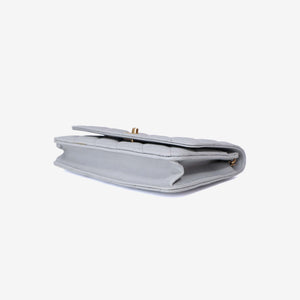 Chanel Wallet on Chain in Grey Caviar Leather with Gold Hardware