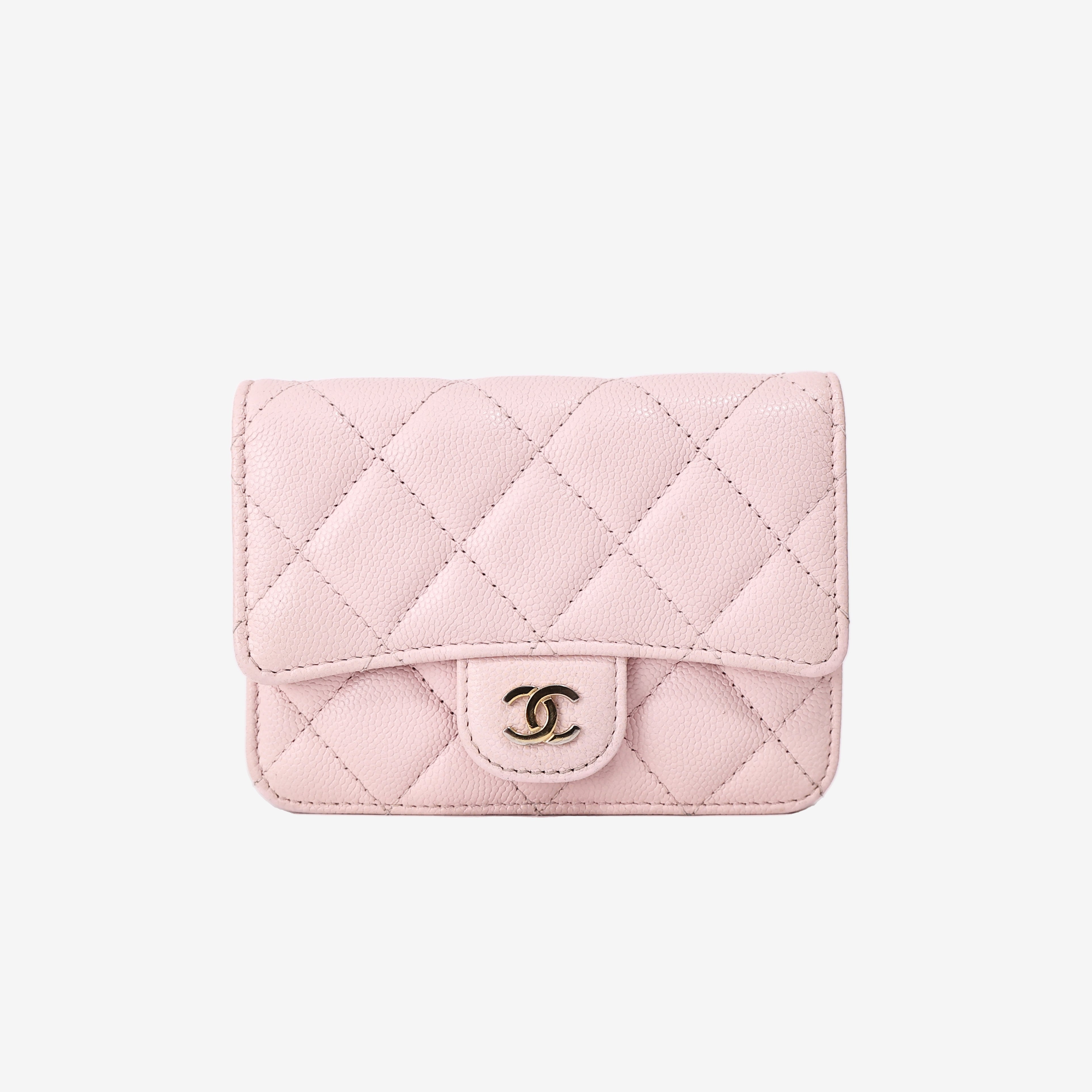 Chanel Wallet on Chain in Pink Caviar Leather with Gold Hardware (Contact to Enquire)