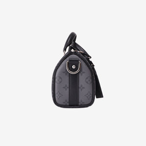 Louis Vuitton Keepall 25 in Monogram Eclipse Reverse Canvas with Black Leather Trim (Contact to Enquire)