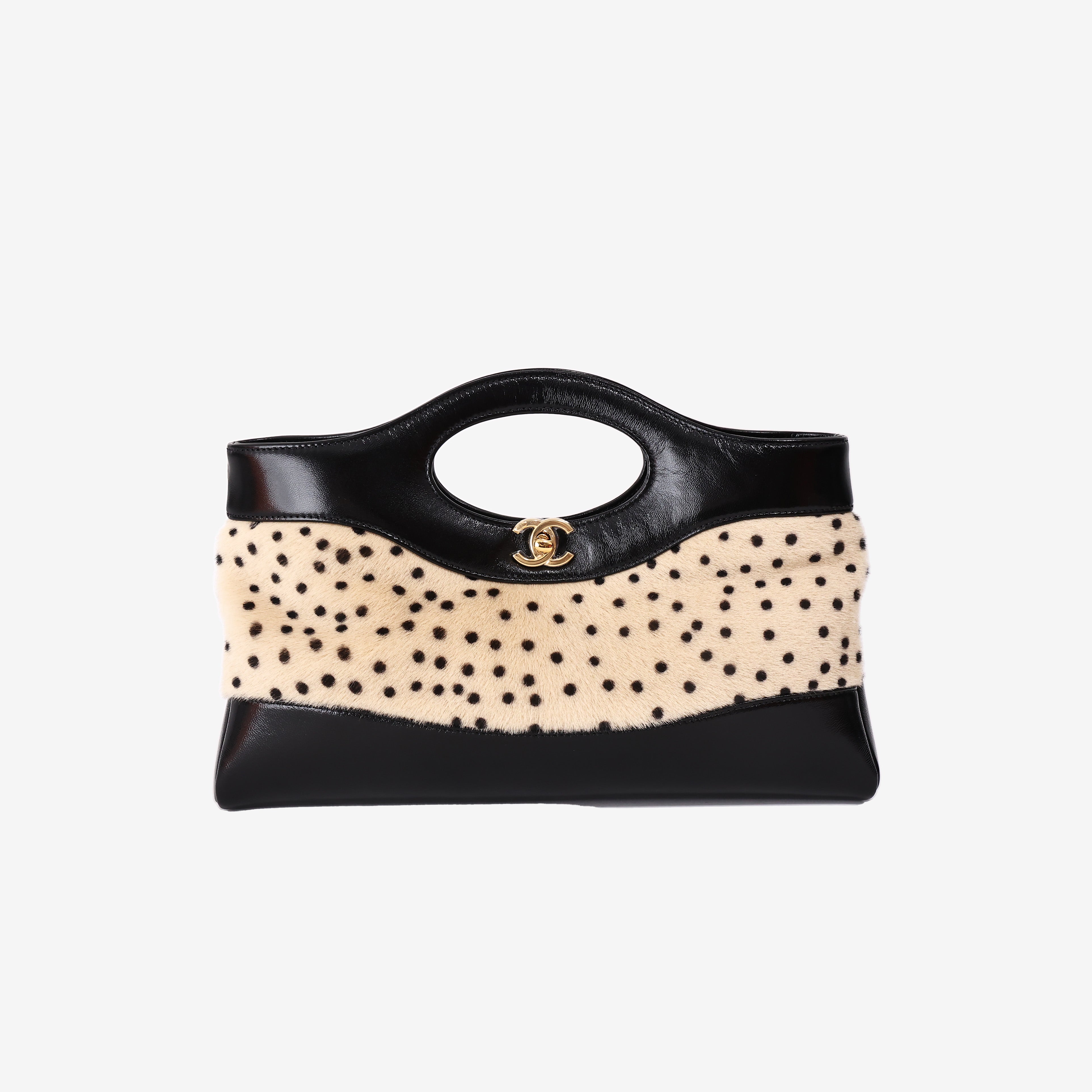 Chanel 26A Matthieu Blazy Shopping Bag in Leopard-Print Calf Hair with Lambskin Leather and Gold Hardware (Contact to Enquire)