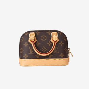 Louis Vuitton Alma BB in Monogram Canvas with Gold Hardware