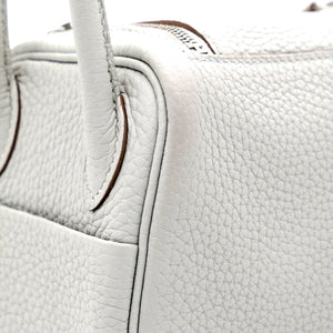 Taurillon Clemence Mini Lindy 20 Gris Pearle
