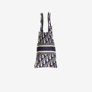 Dior Book Tote Small in Blue Oblique Canvas