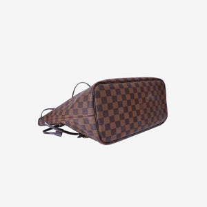 Louis Vuitton Neverfull Tote Bag in Brown Monogram Canvas Leather with Gold Hardware
