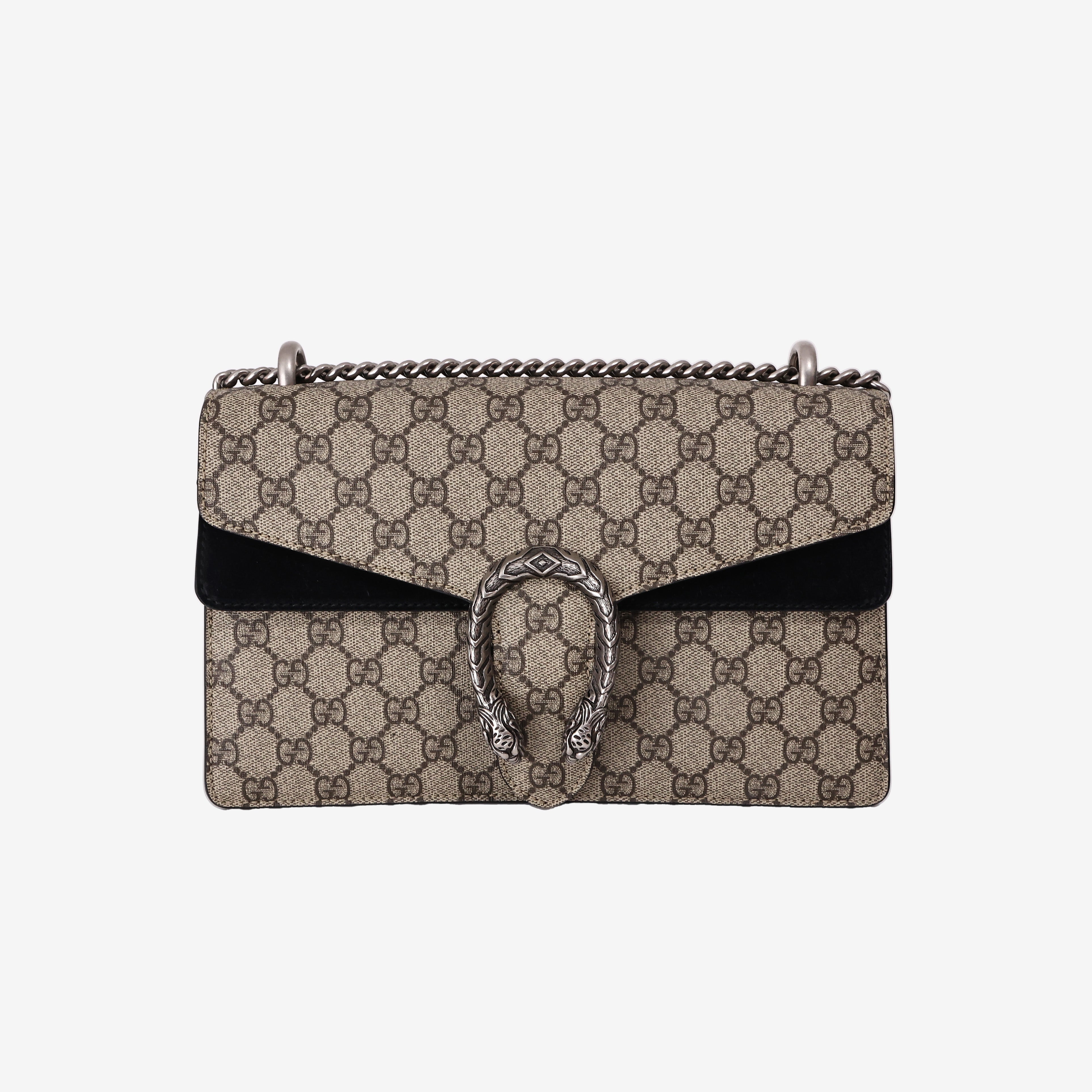Gucci Dionysus Shoulder Bag in Beige GG Supreme Canvas with Gold Hardware (Contact to Enquire)