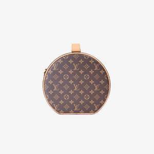Louis Vuitton Petite Boîte Chapeau in Brown Monogram Canvas with Gold Hardware (Contact to Enquire)