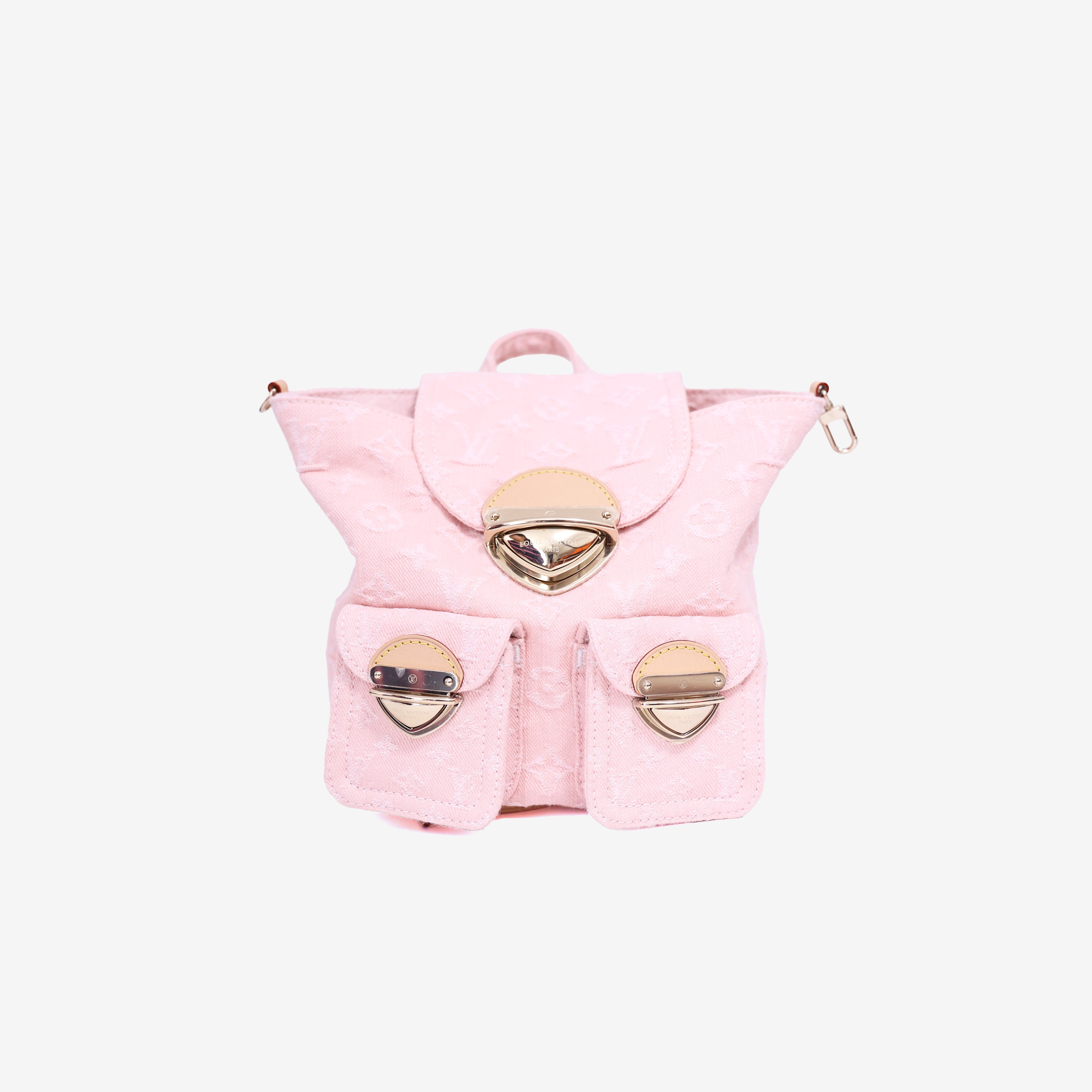 Louis Vuitton Venice Backpack in Washed Pink Denim