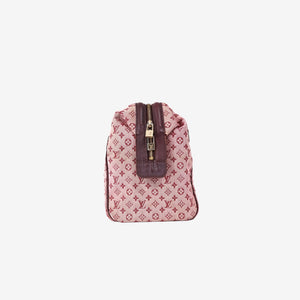 Louis Vuitton Josephine GM Satchel in Cherry Pink Mini Monogram Canvas with Gold Hardware