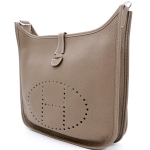 Etoupe Togo Leather Evelyne 29 Bag