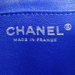 Classic Flap Mini Lambskin Blue