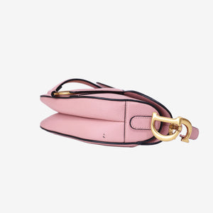 Dior Saddle Mini in Pink Calfskin Leather with Gold Hardware (Contact to Enquire)