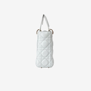 Lady Dior Bag in Light Green Lambskin Leather with Gold Hardware (Contact to Enquire)