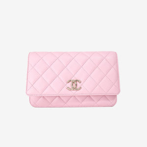 Chanel Wallet on Chain in Pink Caviar Leather with Gold Hardware (Contact to Enquire)